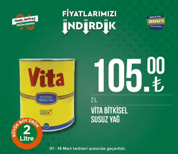 Tarım Kredi Kooperatifi Market, birçok üründe indirime gitti - Sayfa 7
