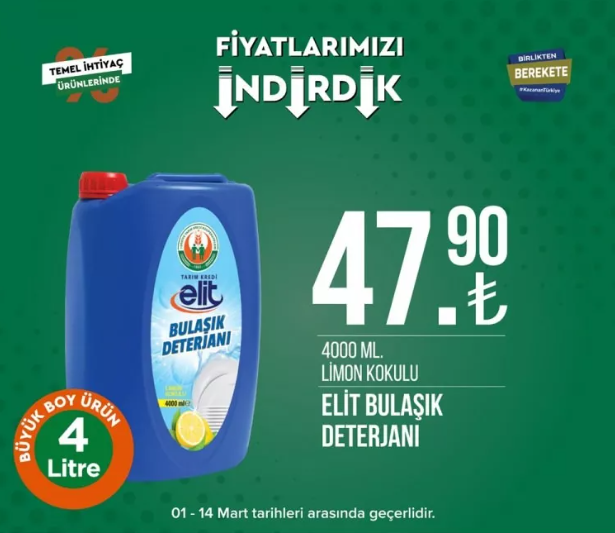 Tarım Kredi Kooperatifi Market, birçok üründe indirime gitti - Sayfa 8