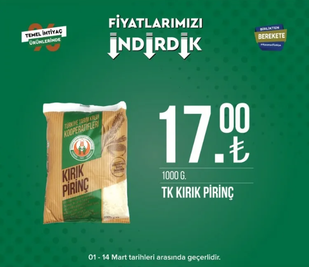 Tarım Kredi Kooperatifi Market, birçok üründe indirime gitti - Sayfa 21