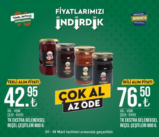 Tarım Kredi Kooperatifi Market, birçok üründe indirime gitti - Sayfa 22