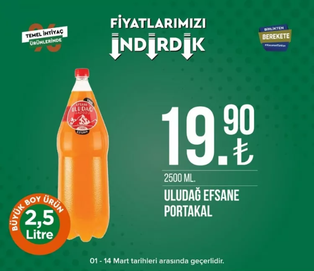 Tarım Kredi Kooperatifi Market, birçok üründe indirime gitti - Sayfa 26