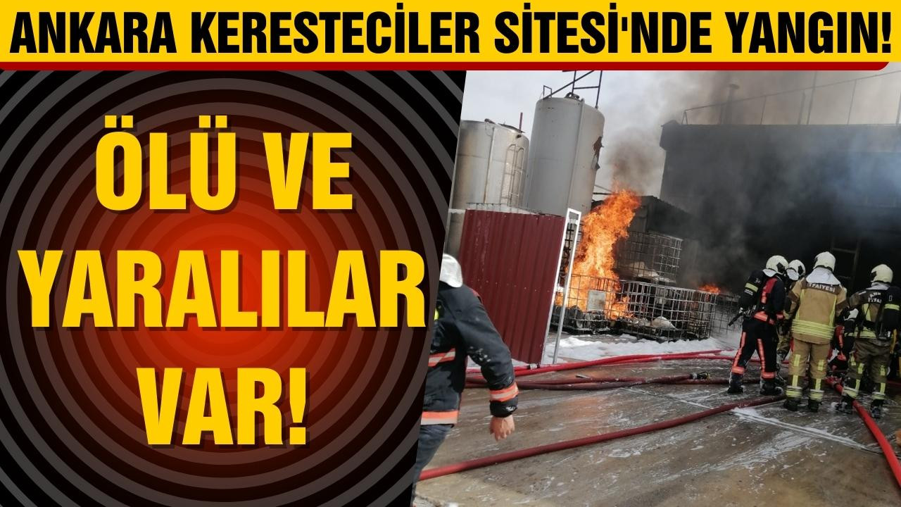 Ankara Keresteciler Sitesi'nde yangın!