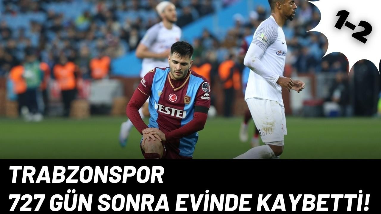 Trabzonspor evinde kaybetti!