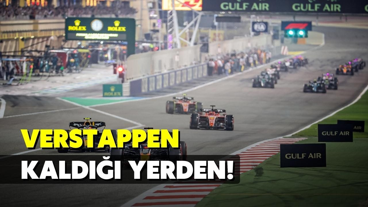 F1'de sezonun ilk yarışını Verstappen kazandı!