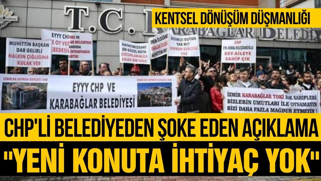 TOKİ'ye karşı çıkan CHP'li Başkandan açıklama