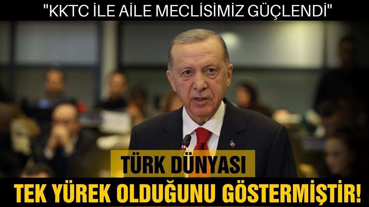 Cumhurbaşkanı Erdoğan'dan Türk dünyası vurgusu