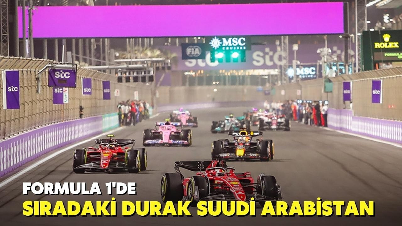 Formula 1'de sıradaki durak Suudi Arabistan