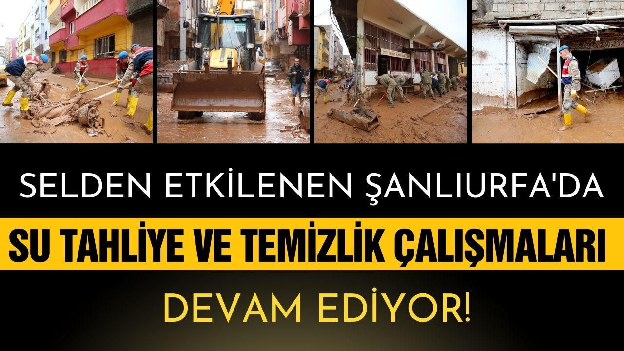 Sel sonrası temizlik çalışmaları sürüyor