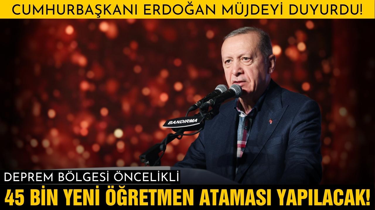 Cumhurbaşkanı Erdoğan'dan atama açıklaması