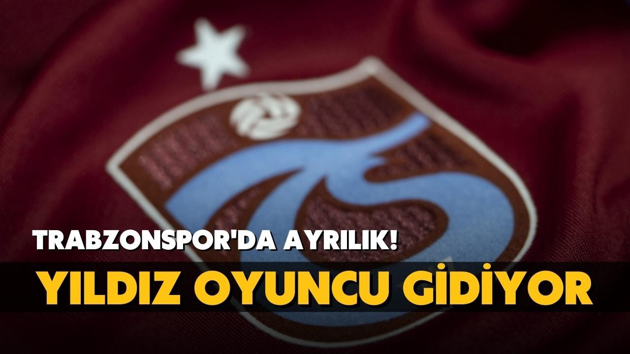 Trabzonspor'da ayrılık!