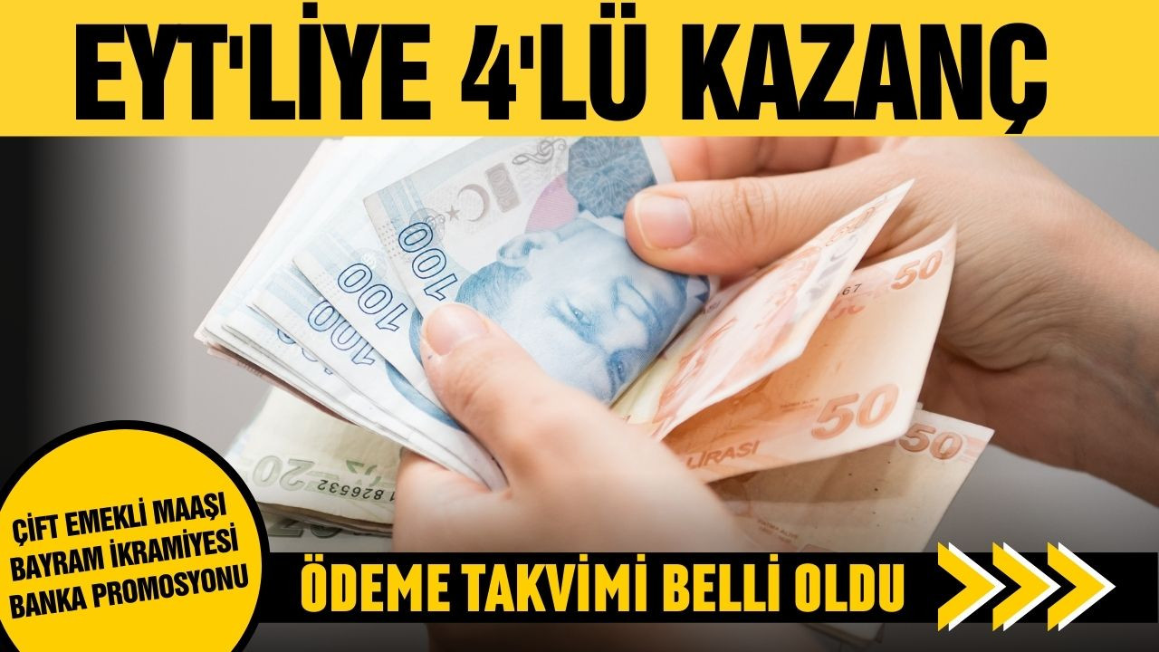 EYT'liye 4'lü kazanç: Ödeme takvimi belli oldu!