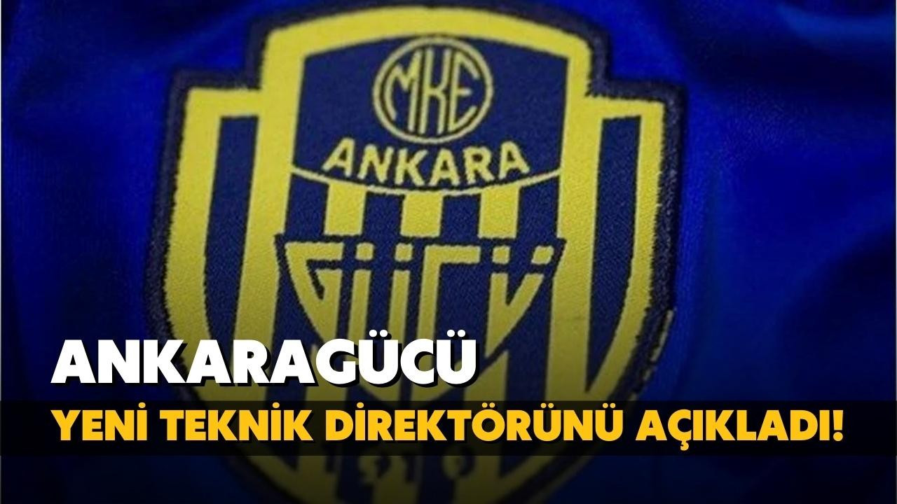 Ankaragücü, yeni teknik direktörünü açıkladı!