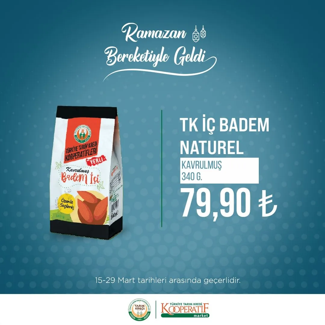 Tarım Kredi Kooperatif marketlerinde Ramazan indirimi!
