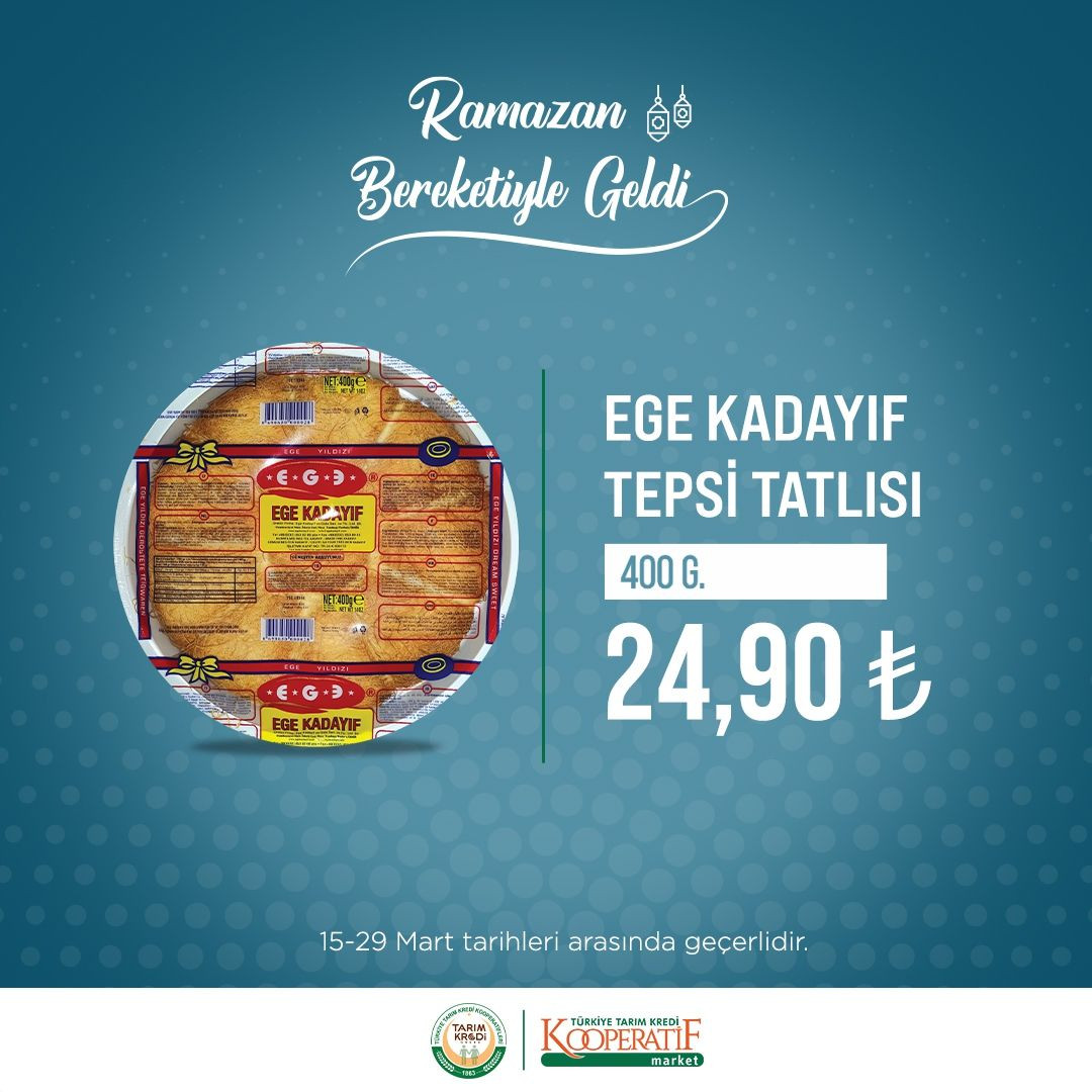 Tarım Kredi Kooperatif marketlerinde Ramazan indirimi! - Sayfa 27