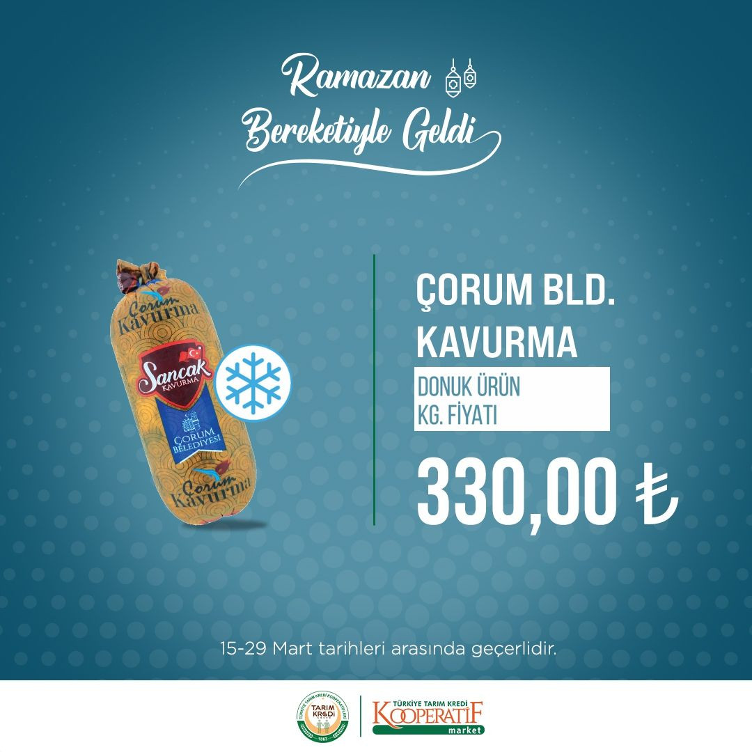 Tarım Kredi Kooperatif marketlerinde Ramazan indirimi! - Sayfa 30