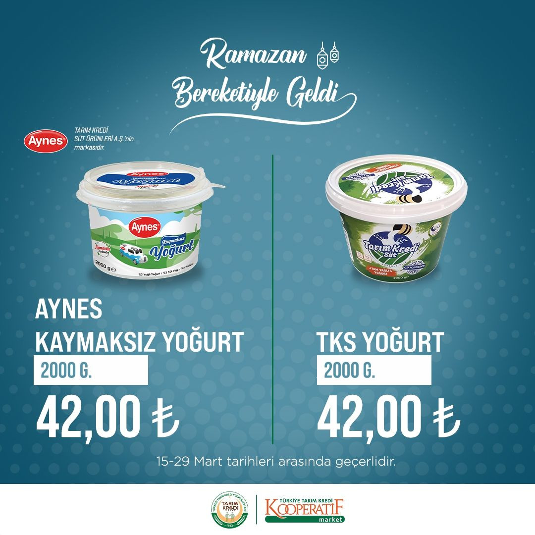 Tarım Kredi Kooperatif marketlerinde Ramazan indirimi! - Sayfa 32