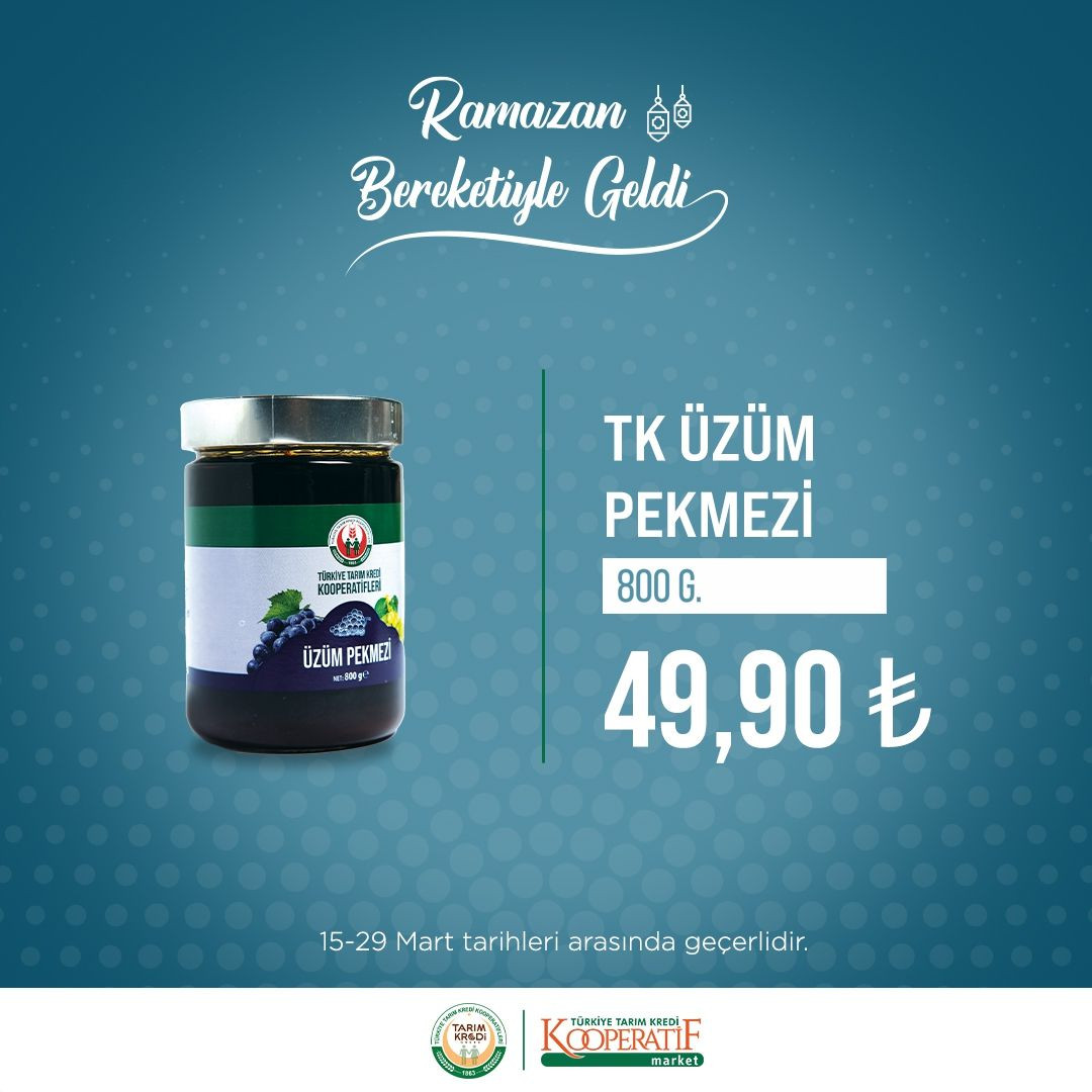 Tarım Kredi Kooperatif marketlerinde Ramazan indirimi! - Sayfa 47