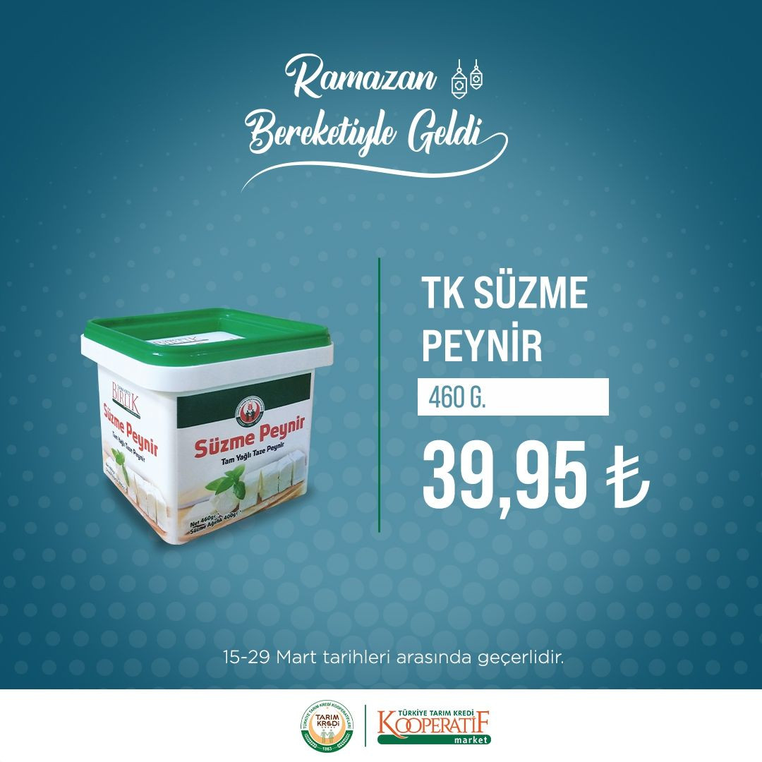 Tarım Kredi Kooperatif marketlerinde Ramazan indirimi! - Sayfa 55