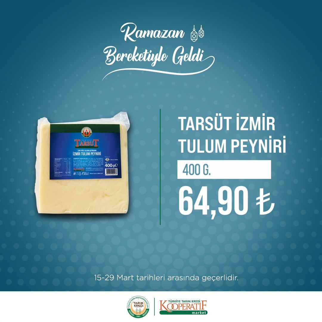 Tarım Kredi Kooperatif marketlerinde Ramazan indirimi! - Sayfa 64