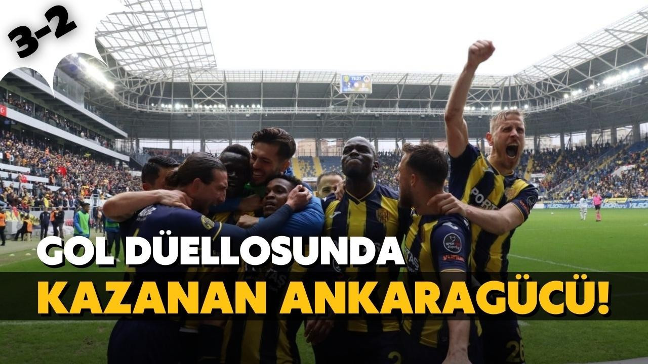 Gol düellosunda kazanan Ankaragücü!