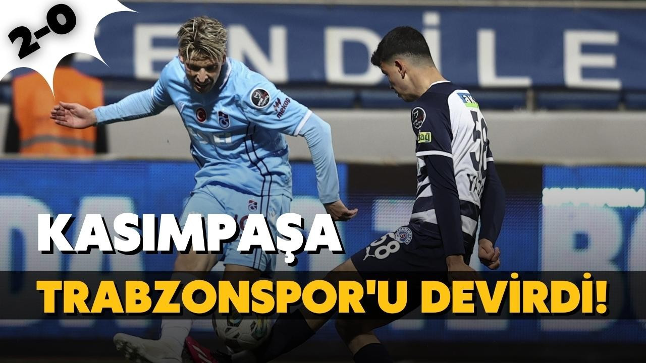 Kasımpaşa, Trabzonspor'a geçit vermedi!