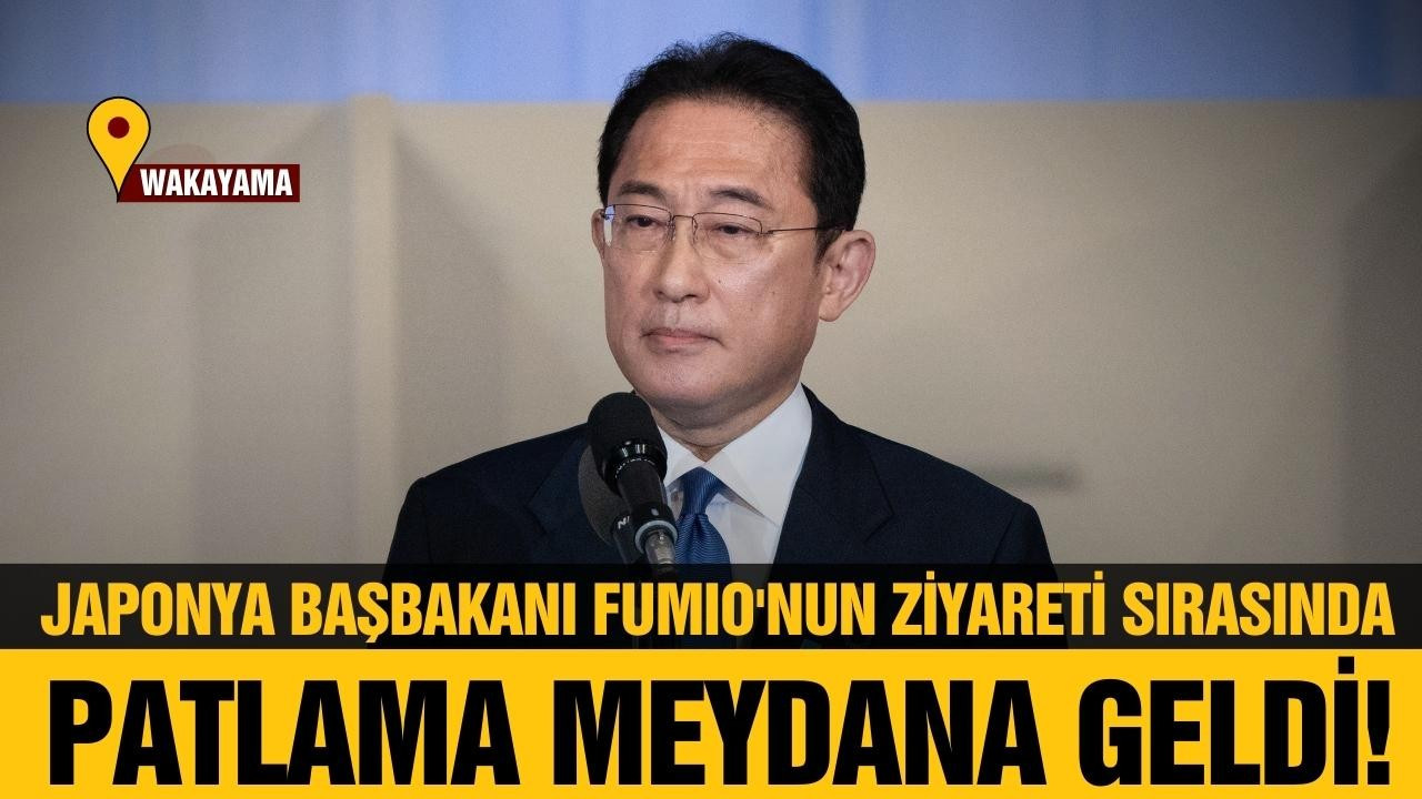 Japonya Başbakanı'nın ziyaretinde patlama sesi!