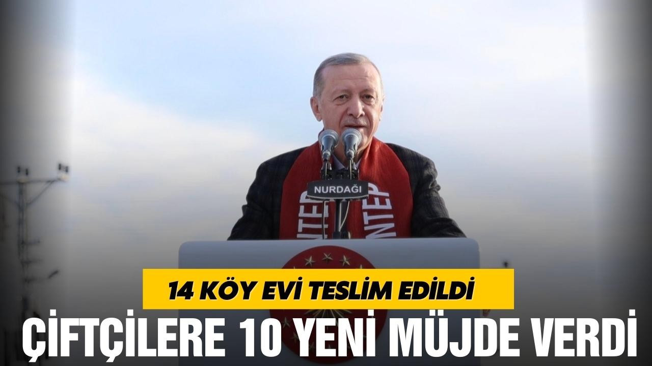 Erdoğan Gaziantep'te açıklamalarda bulundu.