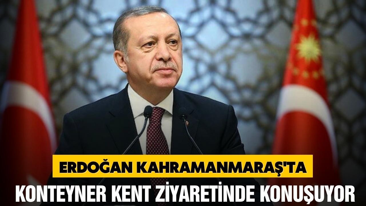 Erdoğan açıklamalarda bulunuyor!