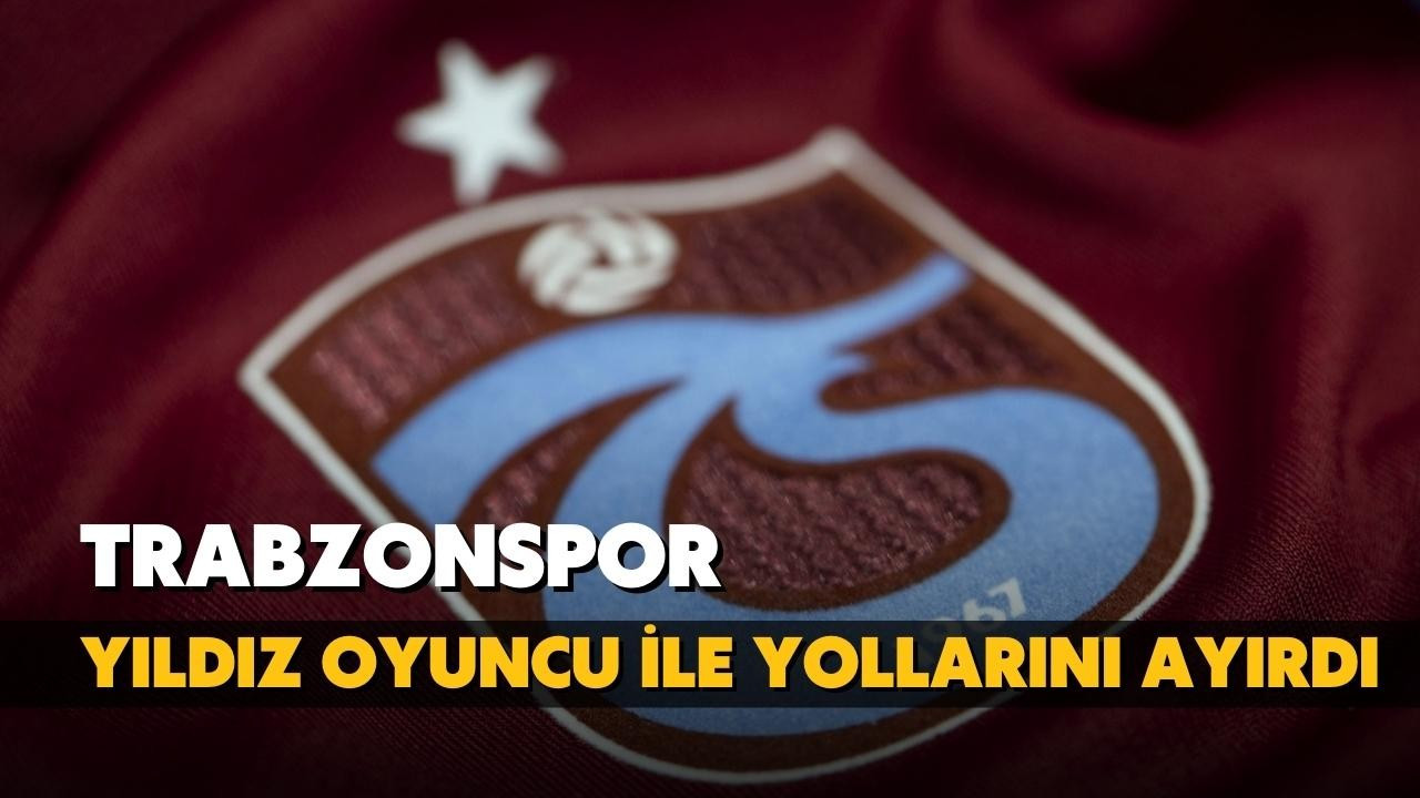 Trabzonspor'da ayrılık!