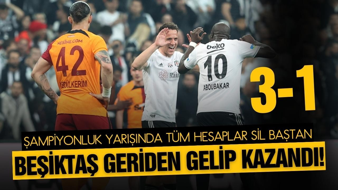 Beşiktaş-Galatasaray maçı başladı