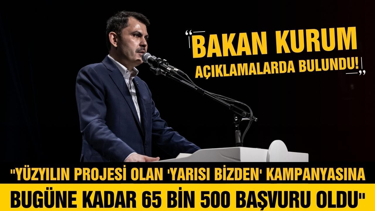 Bakan Kurum, canlı yayında açıklamalarda bulundu!