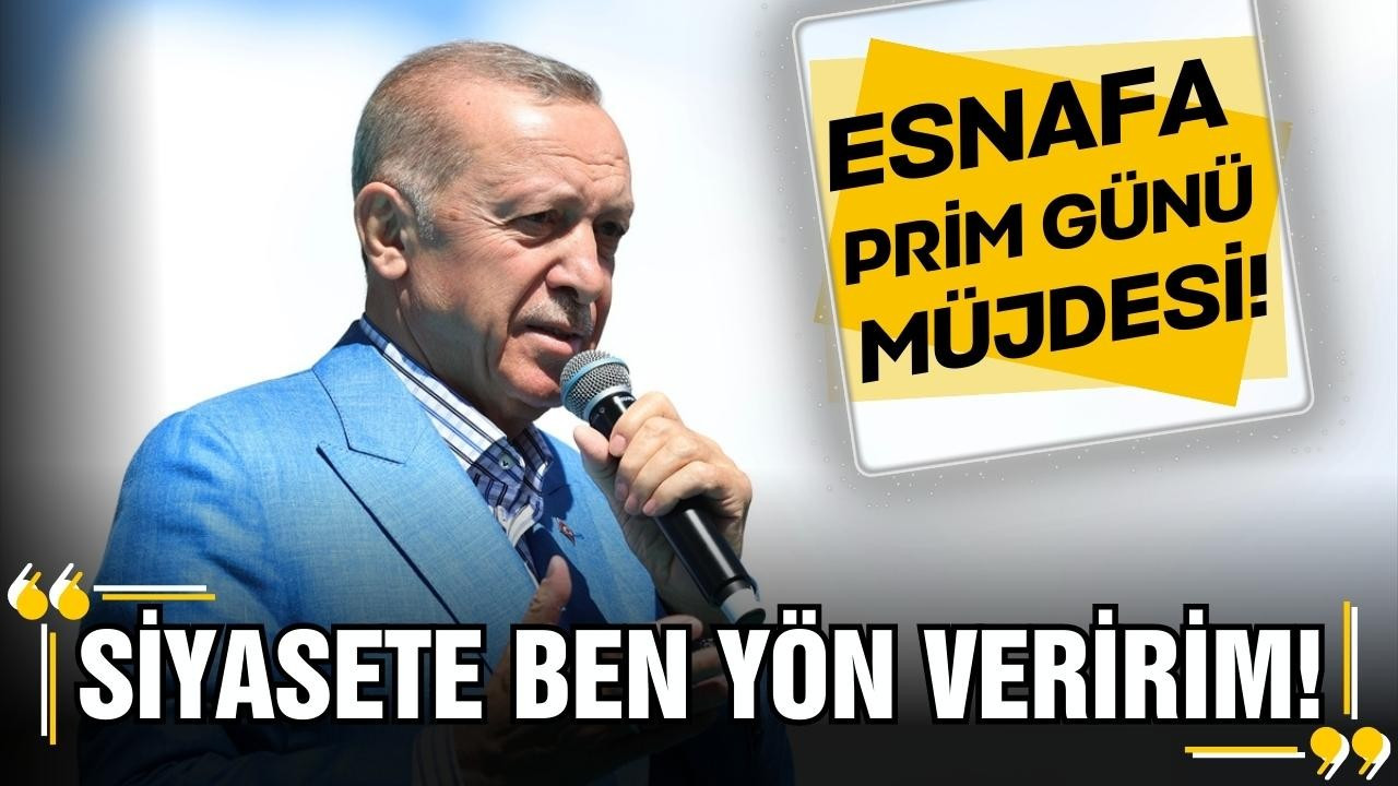 Cumhurbaşkanı Erdoğan'dan küçük esnafa müjde!