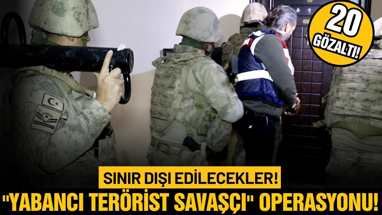 Ankara'da PKK/KCK-PYD/YPG operasyonu! 20 gözaltı