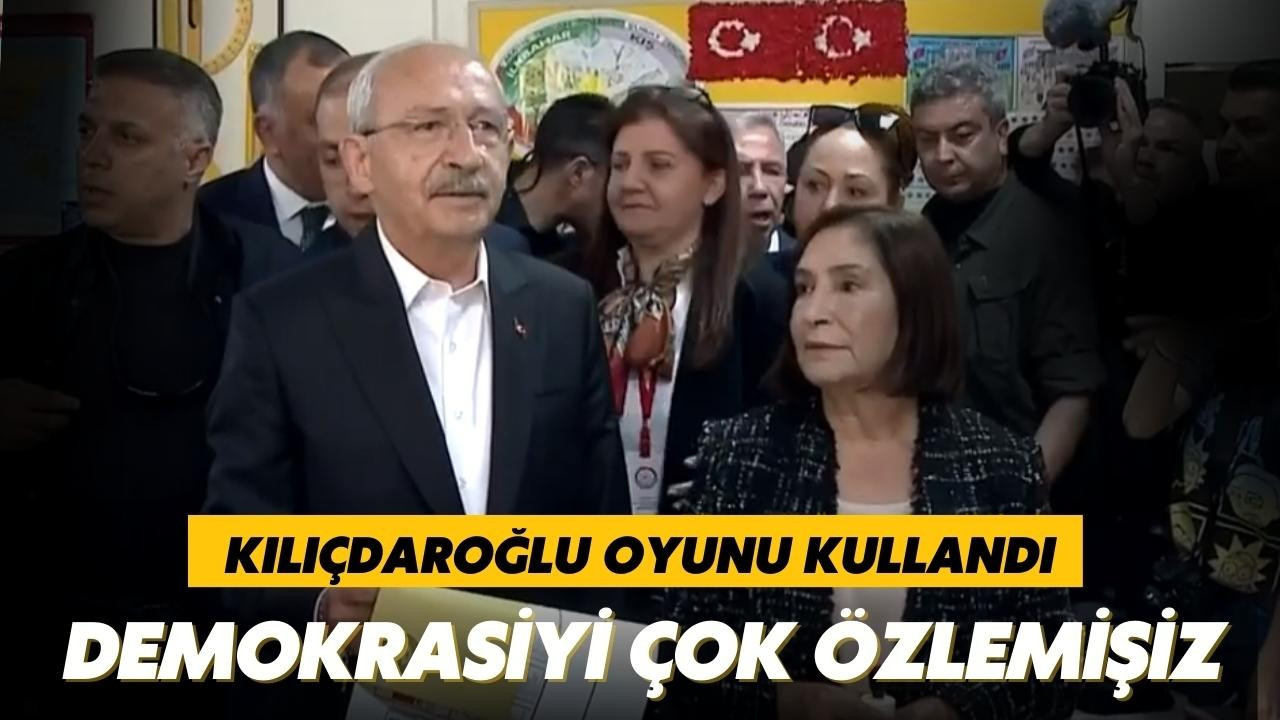 Kılıçdaroğlu, Ankara'da oyunu kullandı!