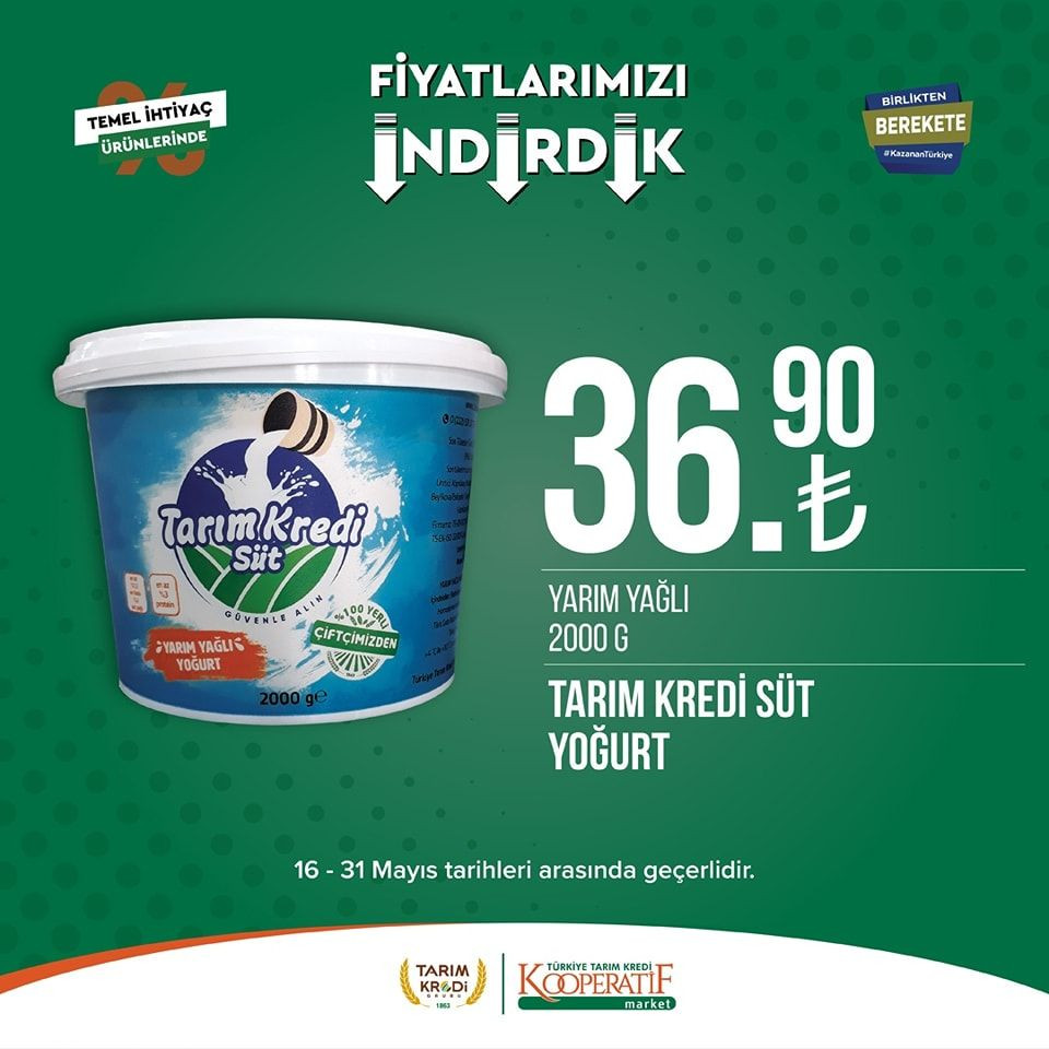 Tarım Kredi Kooperatifi Market'ten yeni indirim! - Sayfa 27