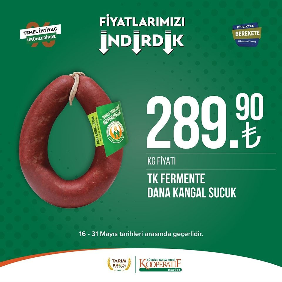 Tarım Kredi Kooperatifi Market'ten yeni indirim! - Sayfa 37