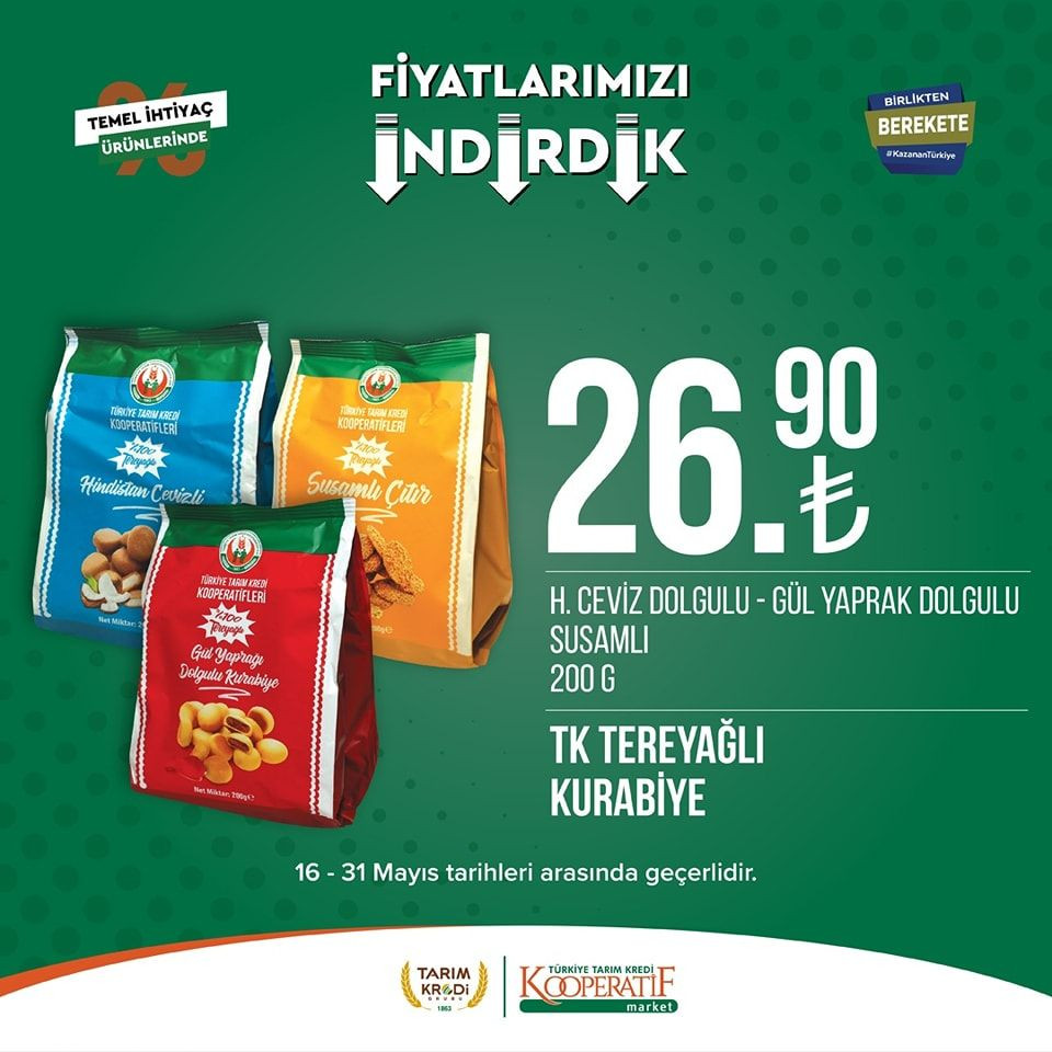 Tarım Kredi Kooperatifi Market'ten yeni indirim! - Sayfa 38