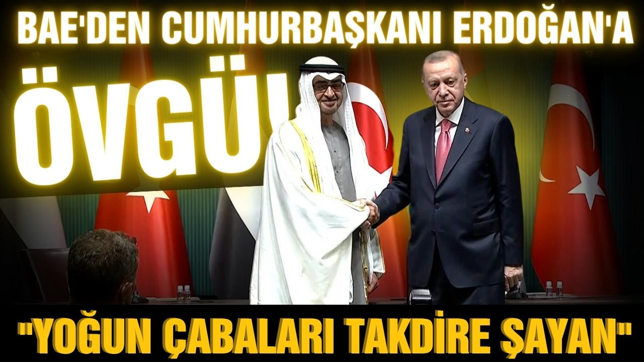 BAE'den Cumhurbaşkanı Erdoğan'ın kararına övgü!
