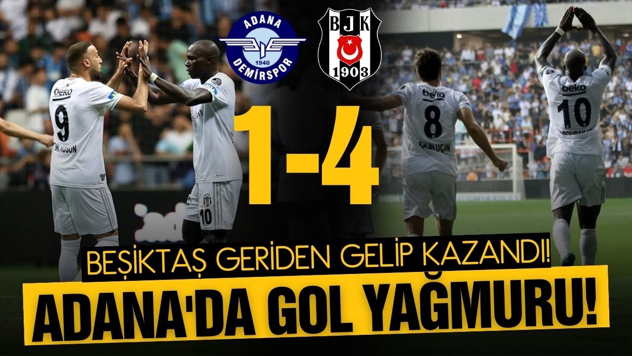 Adana Demirspor-Beşiktaş canlı skor!