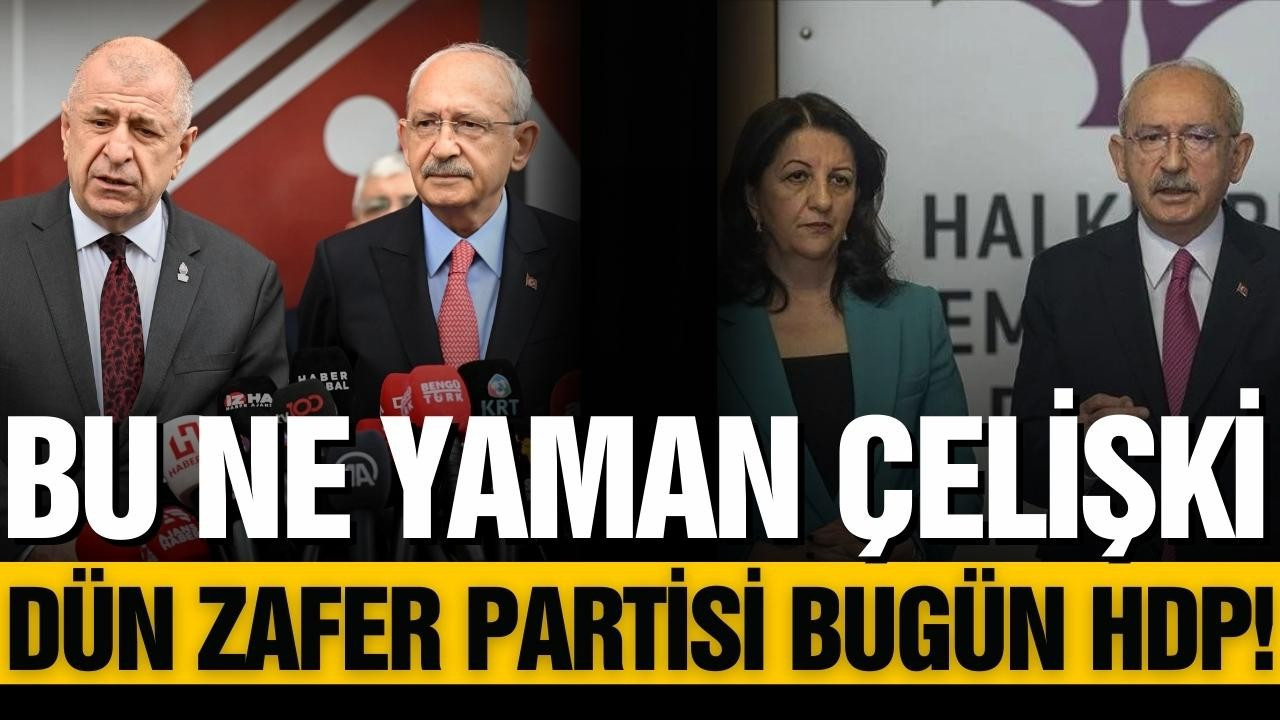 Dün Zafer Partisi, bugün HDP destekledi!