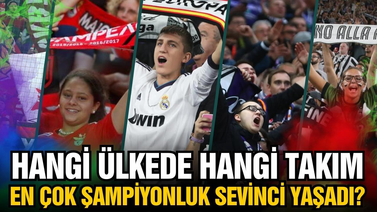 Hangi takım daha çok şampiyonluk sevinci yaşadı?