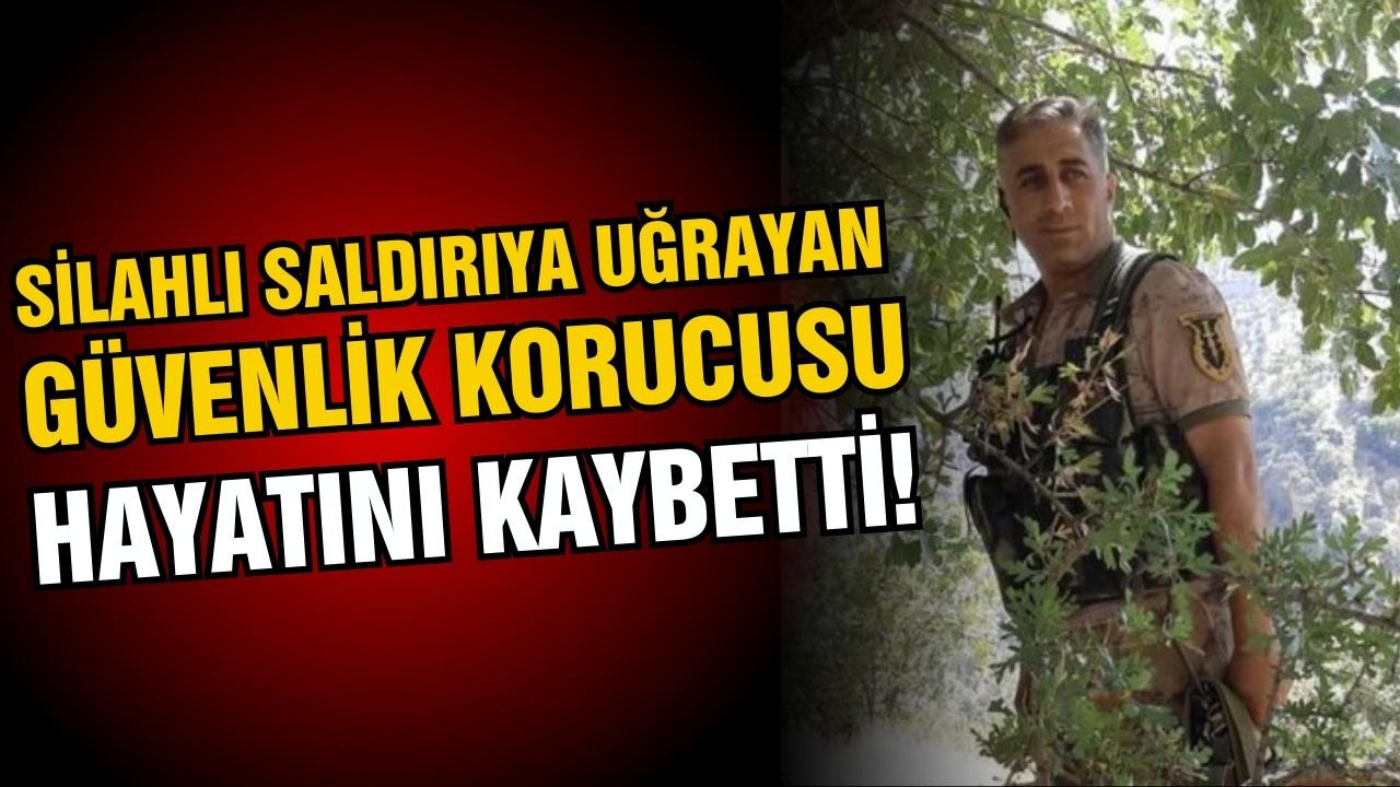 Güvenlik korucusu silahlı saldırıya uğraDI
