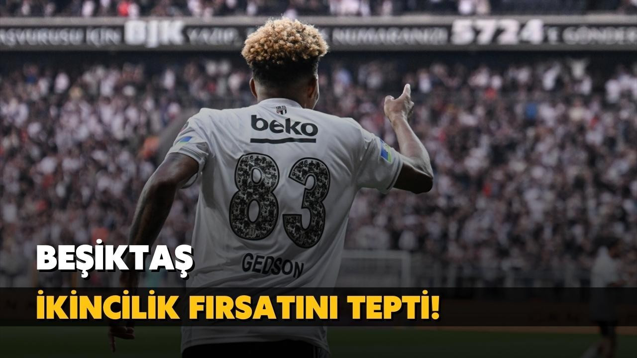 Beşiktaş ikincilik fırsatını tepti!