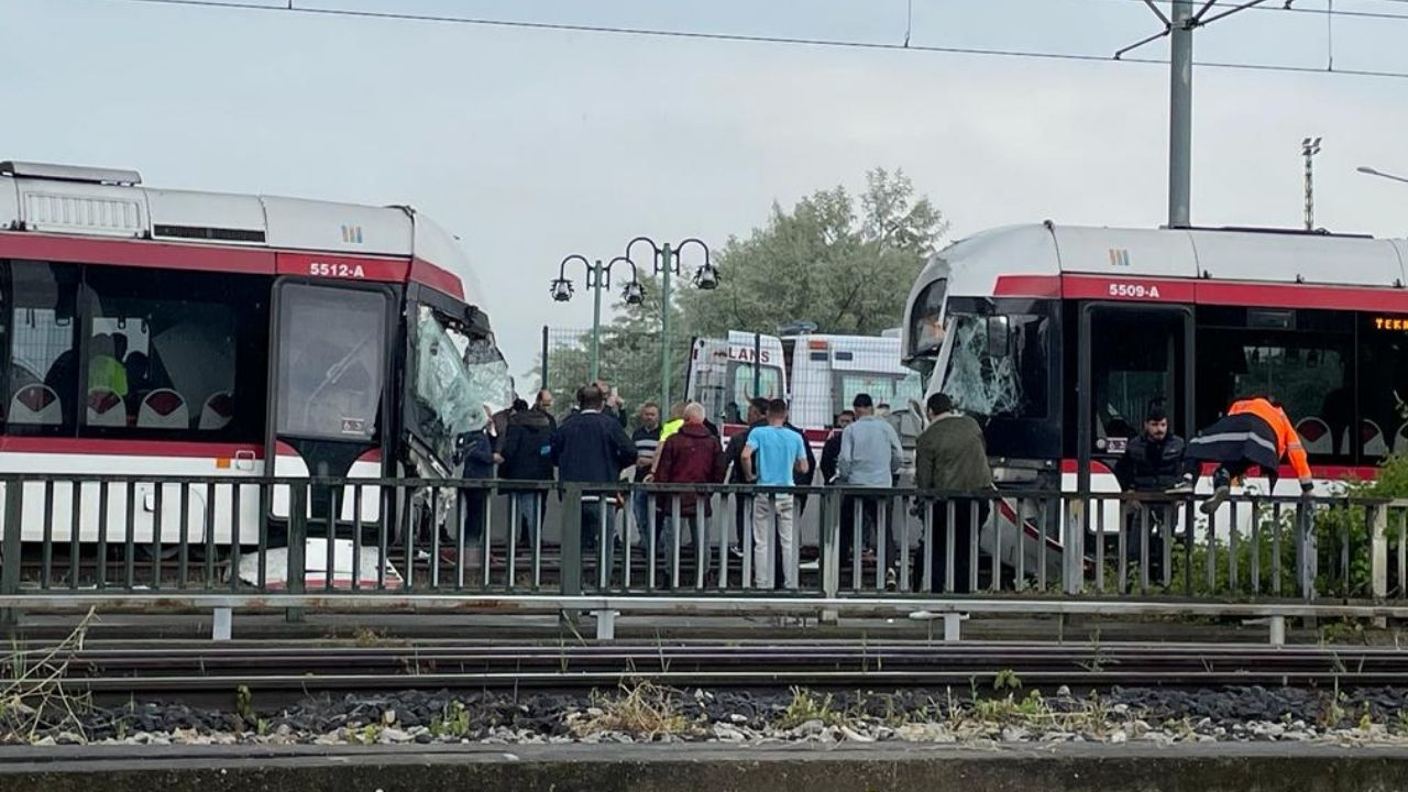 Samsun'da tramvay kazası!