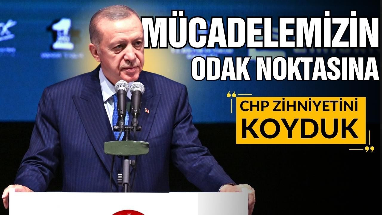 Cumhurbaşkanı Erdoğan'dan AKM'de konuştu