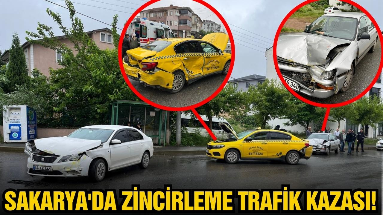 Sakarya'da zincirleme trafik kazası!