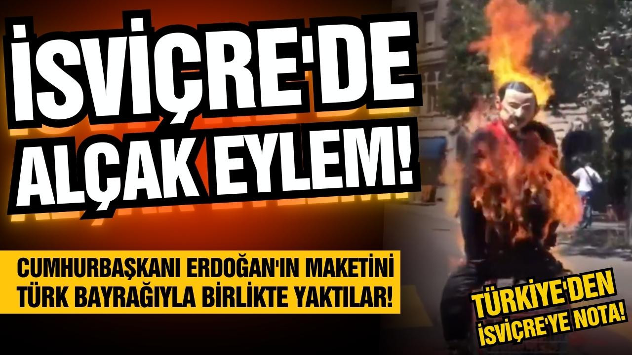 İsviçre'de alçak eylem!