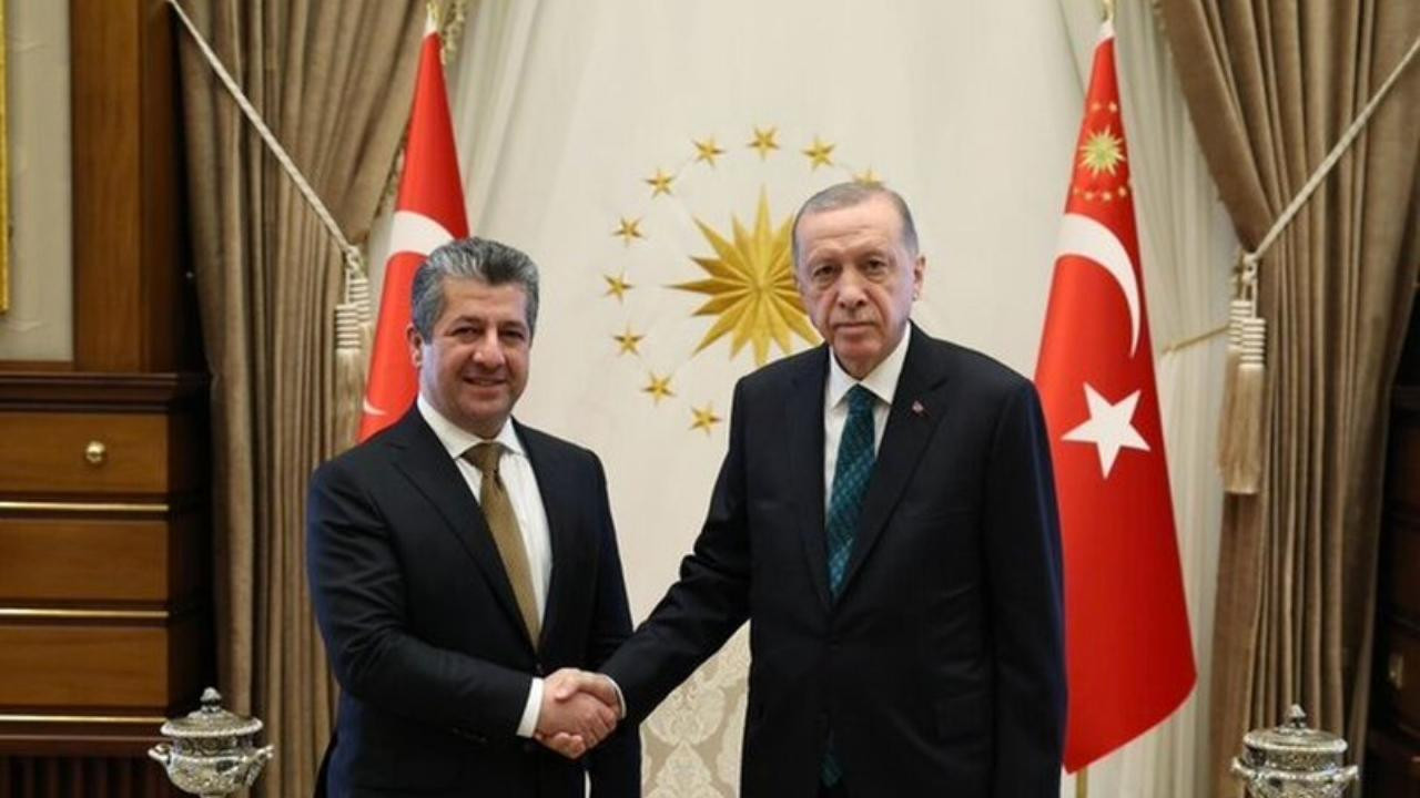 Cumhurbaşkanı Erdoğan, Barzani ile görüştü!