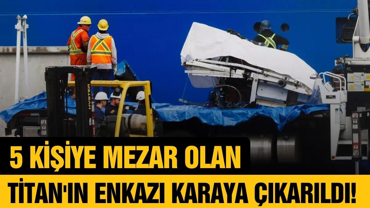 Titan denizaltısının enkazı karaya çıkarıldı!