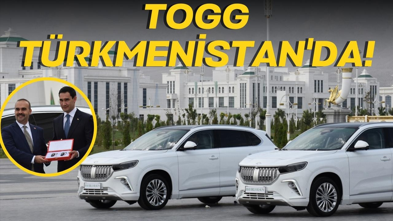 Togg araçları Türkmenistan'a törenle teslim edildi